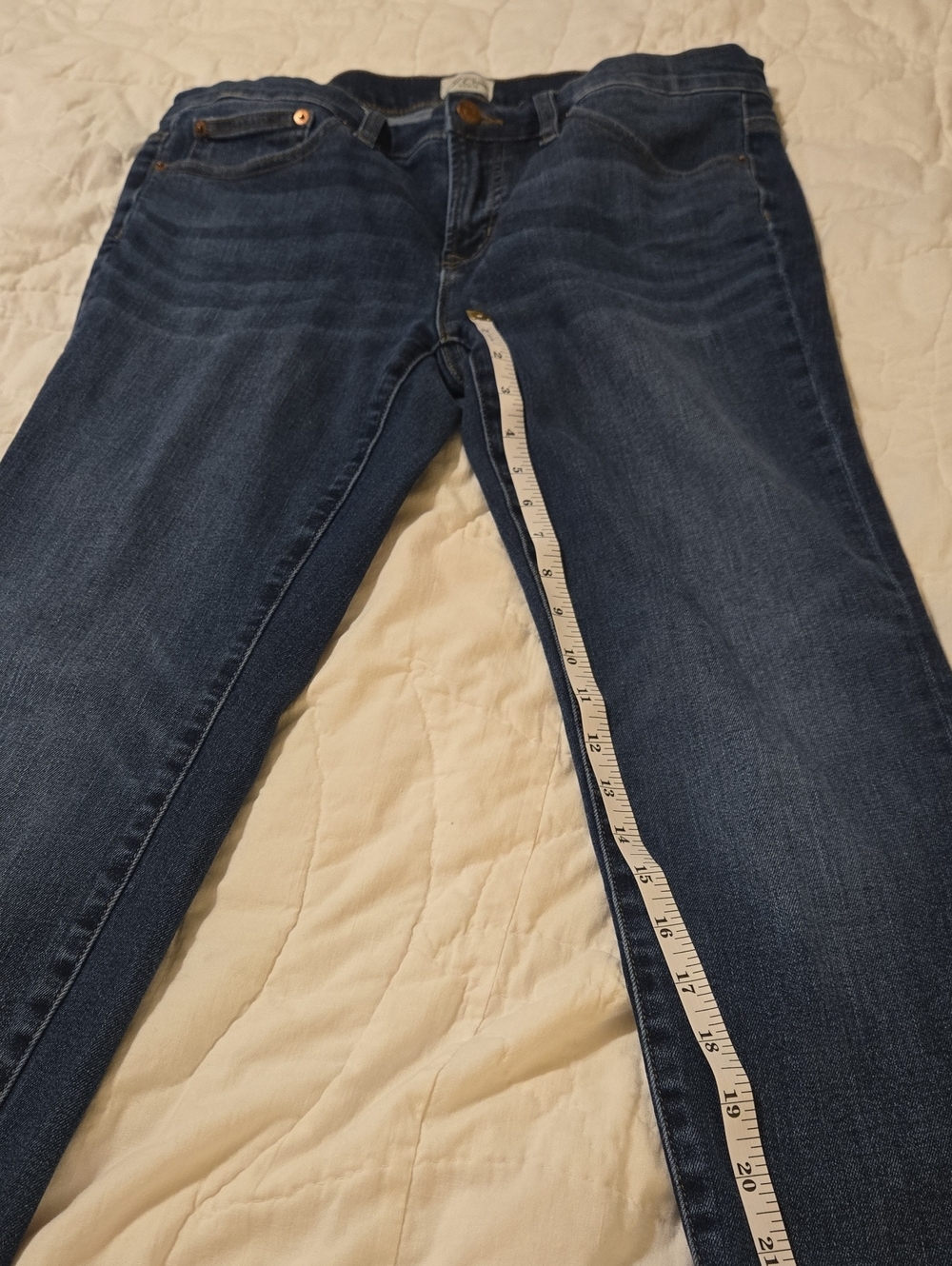 J. Crew Women's Skinny Jeans in Blue Denim